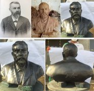 Custom Made Hotel king-Josef Durrer Bust Statue