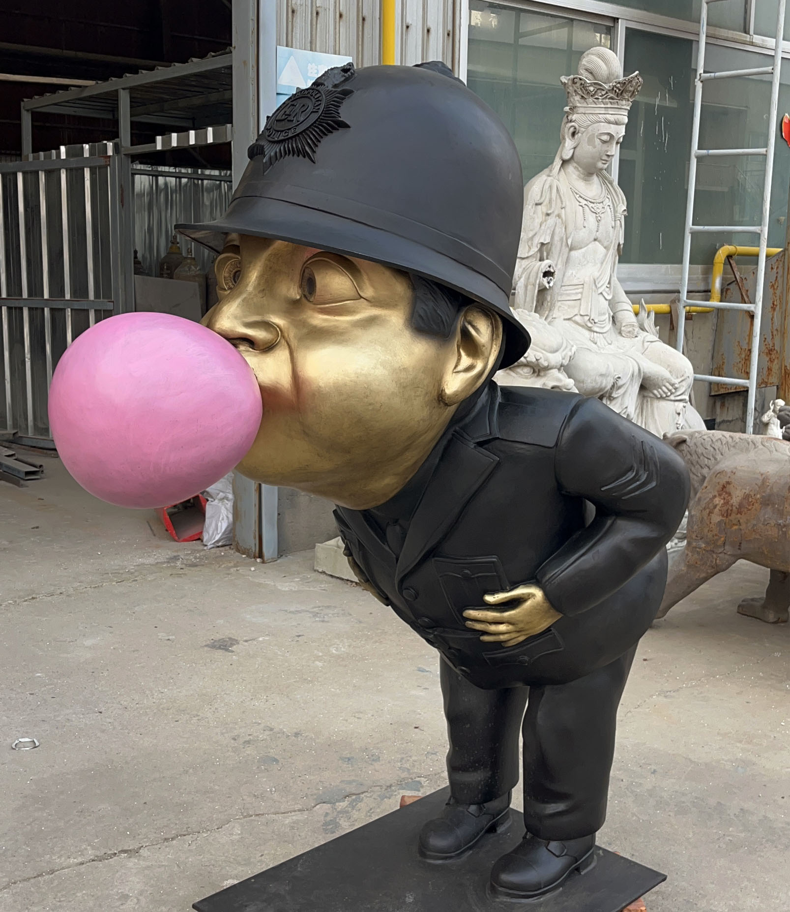 Cartoon British Police