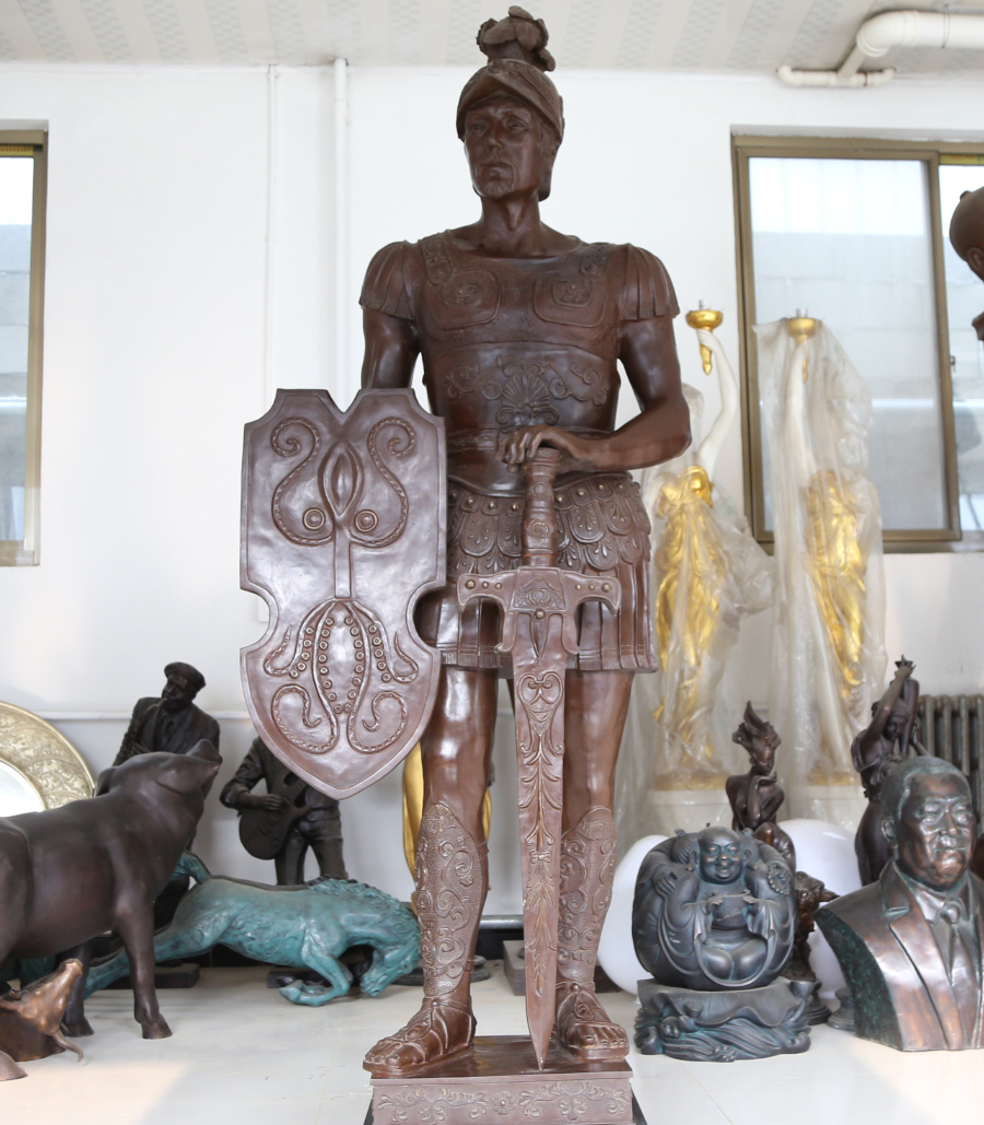 Western God of War Sculpture