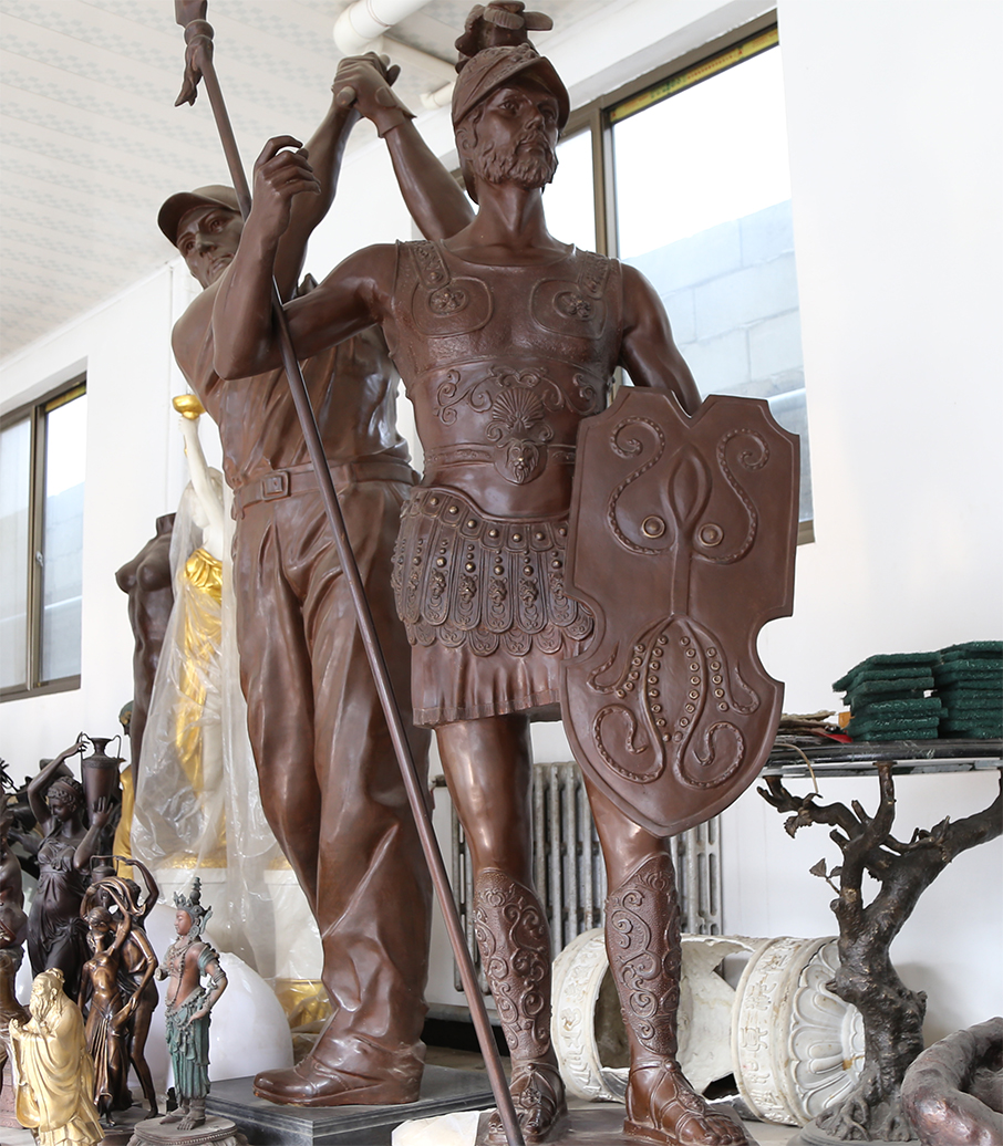 Western God of War Sculpture